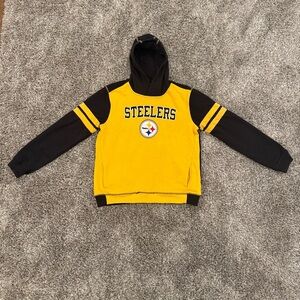 Pittsburgh Steelers Hoodie - Youth Large - Pull Over Sweatshirt -Kids Boys Girls